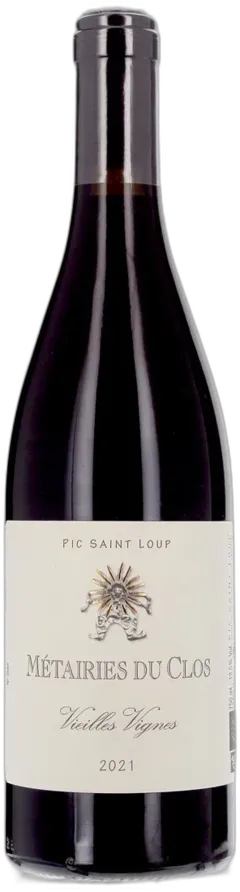 vue du vin Clos Marie Métairies du Clos Aop Pic Saint-Loup