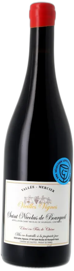 illustration du vin Domaine Mercier Vallée Vieilles Vignes Aop Saint-Nicolas-de-Bourgueil