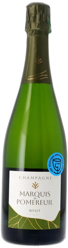 vue du vin Marquis de Pomereuil Reflet Brut Aop Blanc