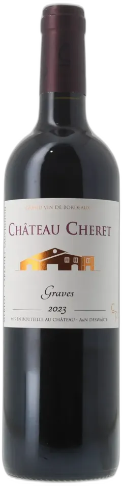 vue du vin Château Cheret Pitres Graves Aop Graves