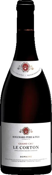photos du vin Aoc Corton Grand Cru le Corton Maison Bouchard Père et Fils