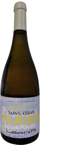 photo du vin Aoc Saint-Véran Plaisir Domaine Roger Lassarat