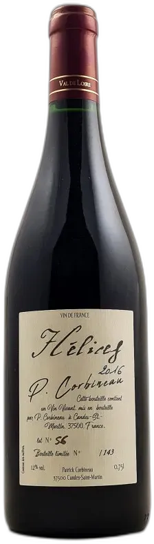 photos du vin Patrick Corbineau Vin de France "Hélices" 2016