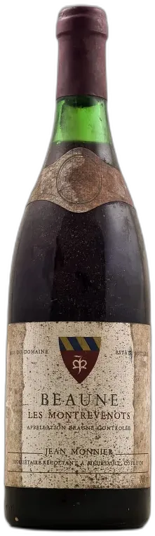 vue du vin Jean Monnier Beaune "les Montrevenots" 1978