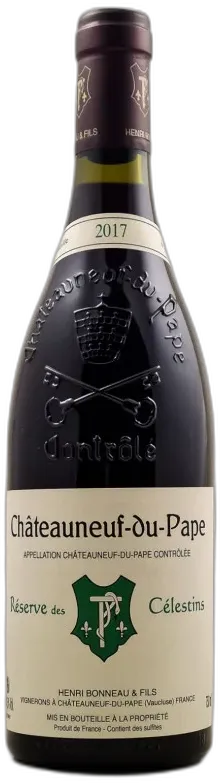 capture du vin Henri Bonneau Châteauneuf du Pape "Réserve des Célestins" 2017