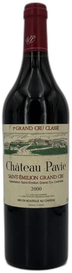 photos du vin Château Pavie 2000 Saint-Emilion 1er Grand Cru Classé A