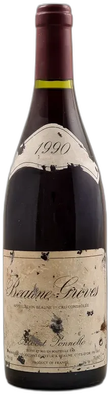 photo du vin Ponnelle Beaune 1er Cru "Grèves" 1990