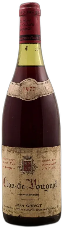 photo Jean Grivot Clos Vougeot 1977