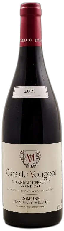 photo du vin jm Millot Clos Vougeot "Grand Maupertui" 2021