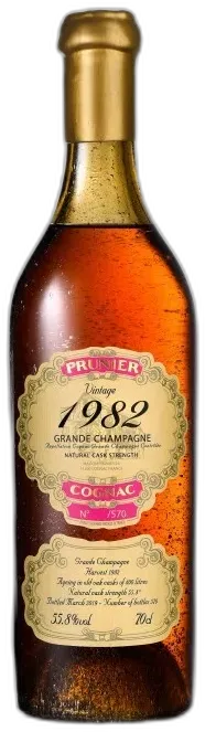 photo du vin Prunier Vintage 1982 Grande Champagne