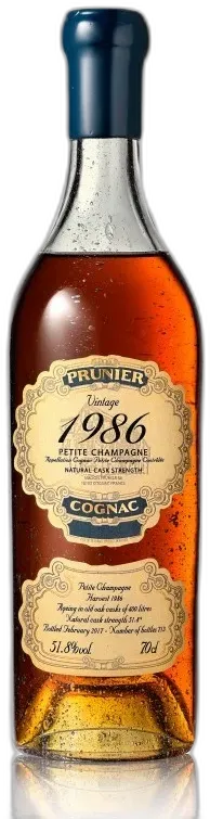 image du vin Prunier Vintage 1986 Petite Champagne