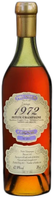 image du vin Prunier Vintage 1972 Petite Champagne