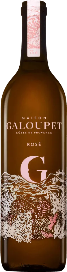 vue du vin g de Chateau Galoupet Rose 2025