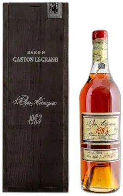photo Baron Gaston Legrand Bas-Armagnac 1983