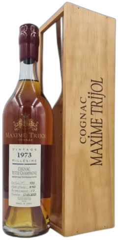 photo du vin Maxime Trijol Petite Champagne 1973