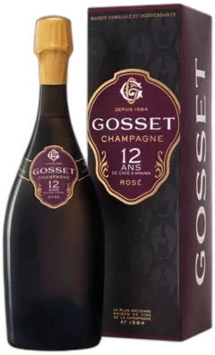 image du vin Gosset 12 Ans Rosé Champagne