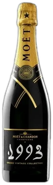 vue du vin Moët & Chandon Grand Vintage Collection 1993 Champagne