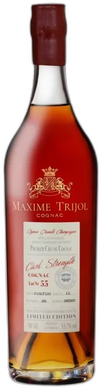 photo du vin Maxime Trijol Cask Strength Lot nr 55 Grande Champagne