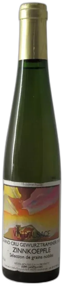 photo Gewürztraminer Grand Cru Zinnkoepfle Sélection de Grains Nobles Seppi Landmann 1990 Demie