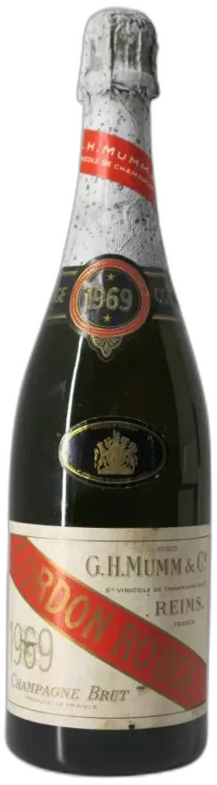 photo Champagne Mumm Cordon Rouge Brut 1969