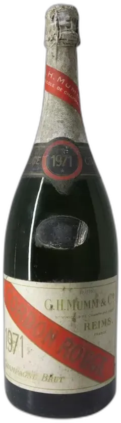 photo Champagne Mumm Cordon Rouge Brut 1971 Magnum
