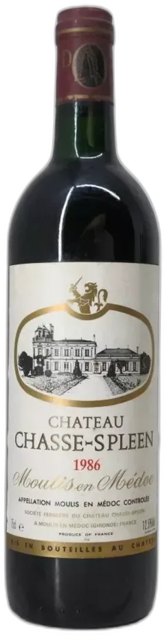 photo Château Chasse-Spleen 1986