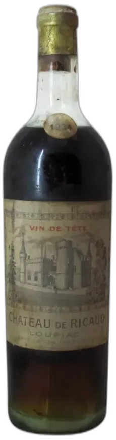photo Château de Ricaud Vin de Tête 1934