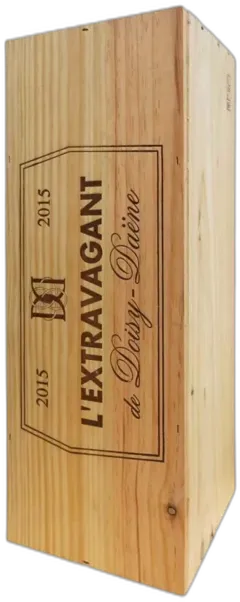 photo Château Doisy-Daëne l'Extravagant de Doisy-Daene 2015 Caisse Bois d'Origine d’un Double Magnum