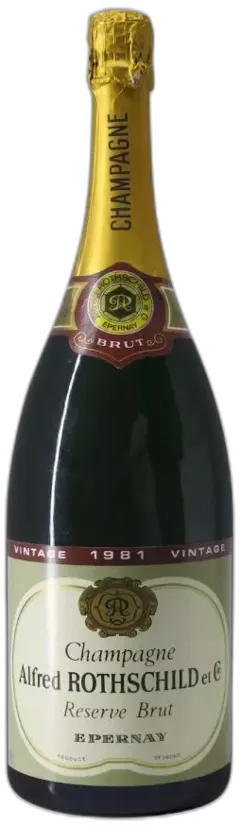 photo Champagne a Rothschild Brut 1981 Magnum
