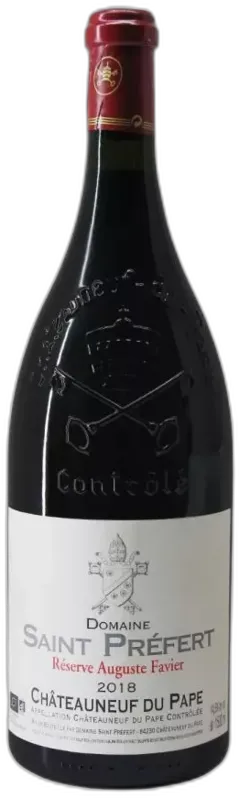 photo Châteauneuf-du-Pape Domaine Saint-Préfert Réserve Auguste Favier 2018 Magnum