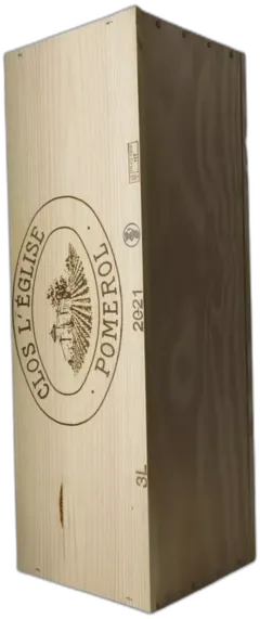 photo Clos l'Eglise 2021 Caisse Bois d'Origine d’un Double Magnum