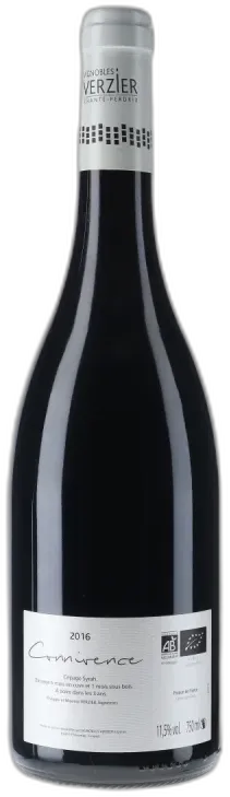 photos du vin Verzier Chante-Perdrix Igp Collines Rhodanniennes Rouge "Connivence" 2016
