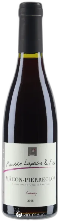photo Maurice Lapalus & Fils Mâcon-Pierreclos Rouge 2018 Bouteille