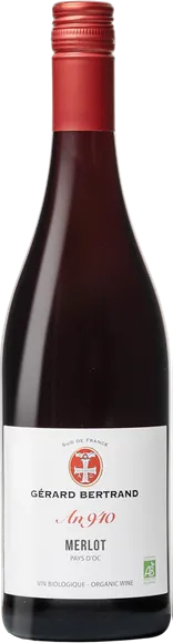 photo du vin Pays d’oc Héritage an 940 Merlot Rouge 2022 Gérard Bertrand