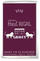 photo le Graves Haut Rigal Rouge 2022