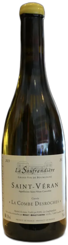 image du vin Saint Veran la Combe Desroches 2023 la Soufrandiere
