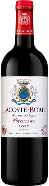 vue du vin Grand Puy Lacoste 1975 Promo