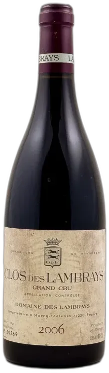 photo du vin Domaine des Lambrays Clos des Lambrays 2006
