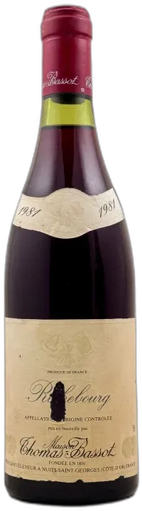 photos du vin Thomas Bassot Richebourg 1981