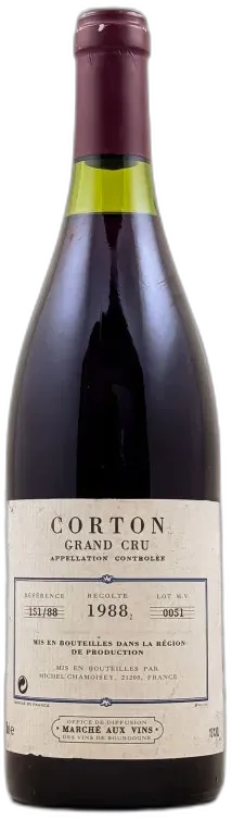 photo du vin Michel Chamoisey Corton 1988