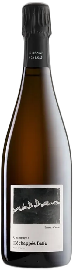 vue du vin Domaine Etienne Calsac Champagne Extra-Brut Blanc de Blancs "l'Echappée Belle" Blanc nv Dégorgement 12 2025