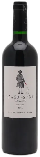 vue du vin l'Agassant d'Agassac Haut Medoc