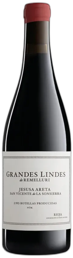 aperçu du vin Rioja Doca San Vicente de la Sonsierra Grande Lindes Jesusa Areta Remelluri 2020