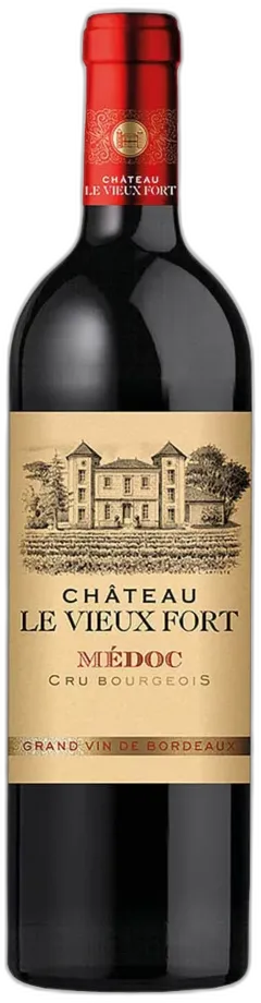 vue du vin Médoc Aoc Cru Bourgeois Château le Vieux Fort 2021
