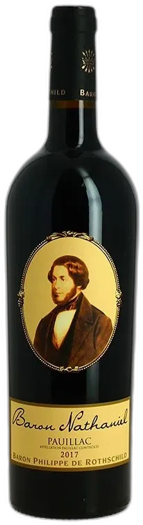 vue du vin Baron Nathaniel Pauillac 2019 Par Philippe de Rothschild