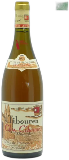 vue du vin Clos Cibonne Côtes de Provence Rosé Tradition