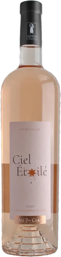 photo du vin Ciel Etoile Visan Côtes du Rhône Villages Domaine au 7ème Clos Bio