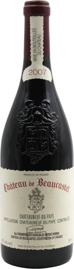 photo du vin Chateau de Beaucastel Chateauneuf-du-Pape, Rhone, France