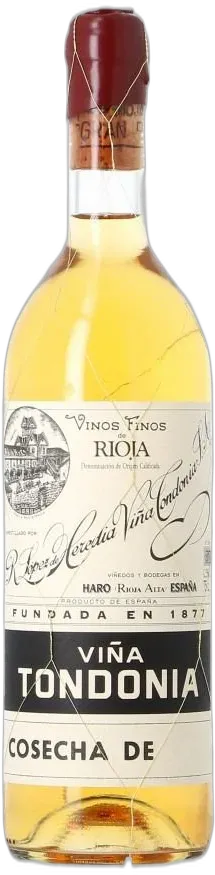 vue du vin Lopez de Heredia Espagne Tondonia Gran Reserva Blanco 2004