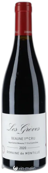 photo du vin Domaine de Montille Beaune 1er Cru "les Grèves" 2020